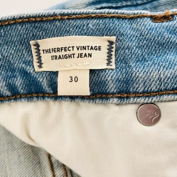 New! Madewell The Perfect Vintage Straight Jean Danby Wash - Picture 12 of 13